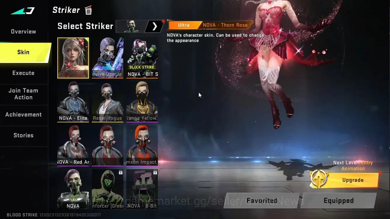 Blood Strike Accounts ASIA|ETERNAL[Vector Lv3,Kar98]|Collab AOT[RAN-Mika image 5