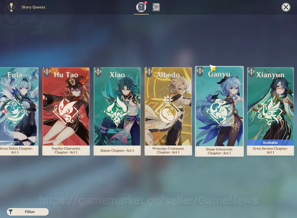 Genshin Impact Accounts ASIA|AR 55|4 Limited +2(*5Weapon)|Furina+Sign,Xilo image 13