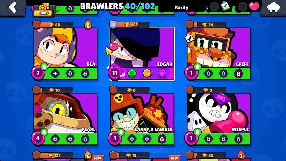 Brawl Stars Accounts 9489 Trophy 40 Brawlers 3 Max Lv|1 Legend (Jock St image 12