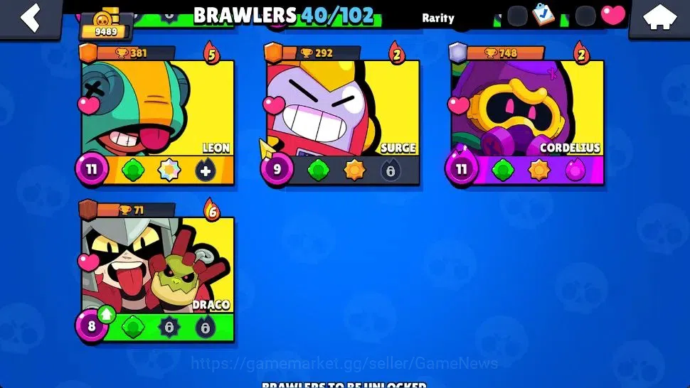 Brawl Stars Accounts 9489 Trophy 40 Brawlers 3 Max Lv|1 Legend (Jock St image 14