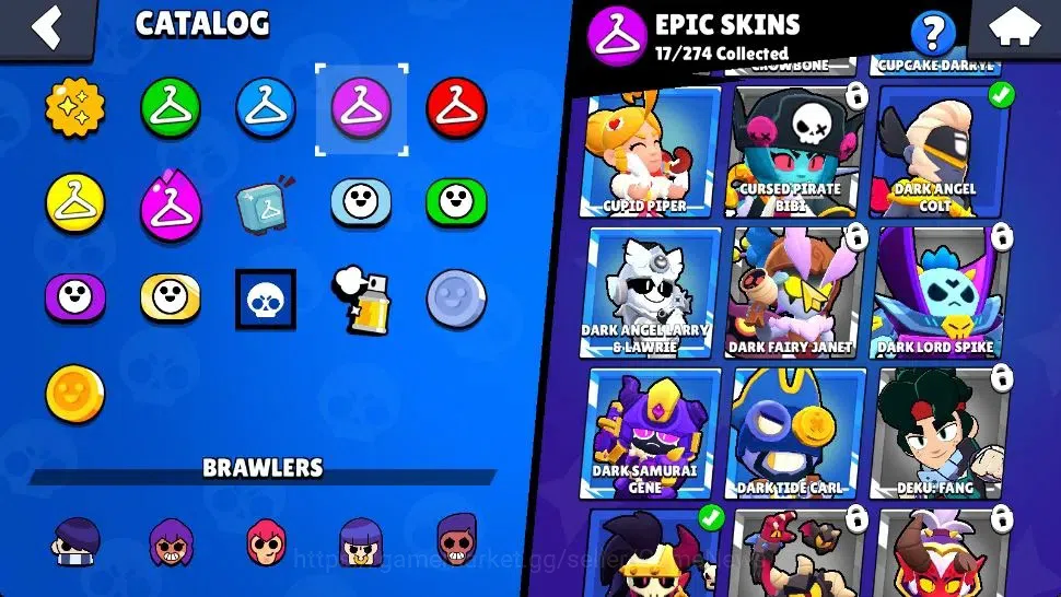 Brawl Stars Accounts 9489 Trophy 40 Brawlers 3 Max Lv|1 Legend (Jock St image 16