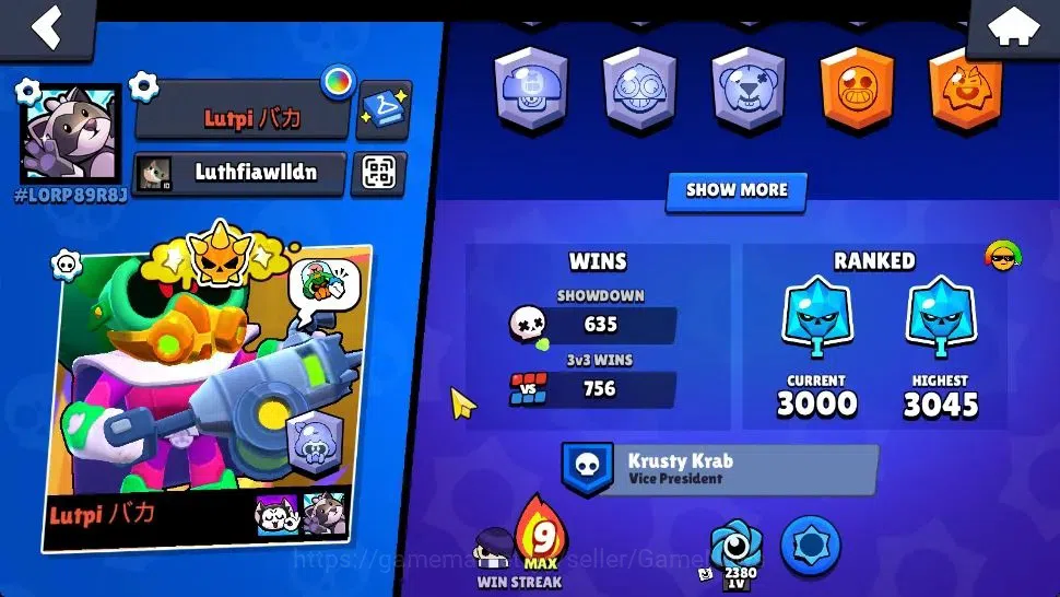 Brawl Stars Accounts 9489 Trophy 40 Brawlers 3 Max Lv|1 Legend (Jock St image 3