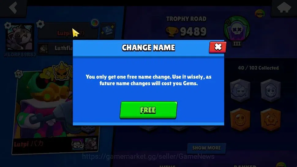 Brawl Stars Accounts 9489 Trophy 40 Brawlers 3 Max Lv|1 Legend (Jock St image 5