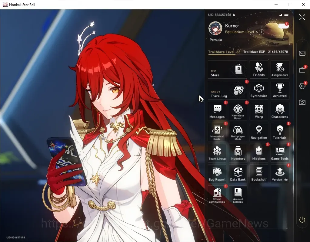 Honkai Star Rail Accounts を購入 - Asia | TL 65 | 1 GC+1,5k Jade