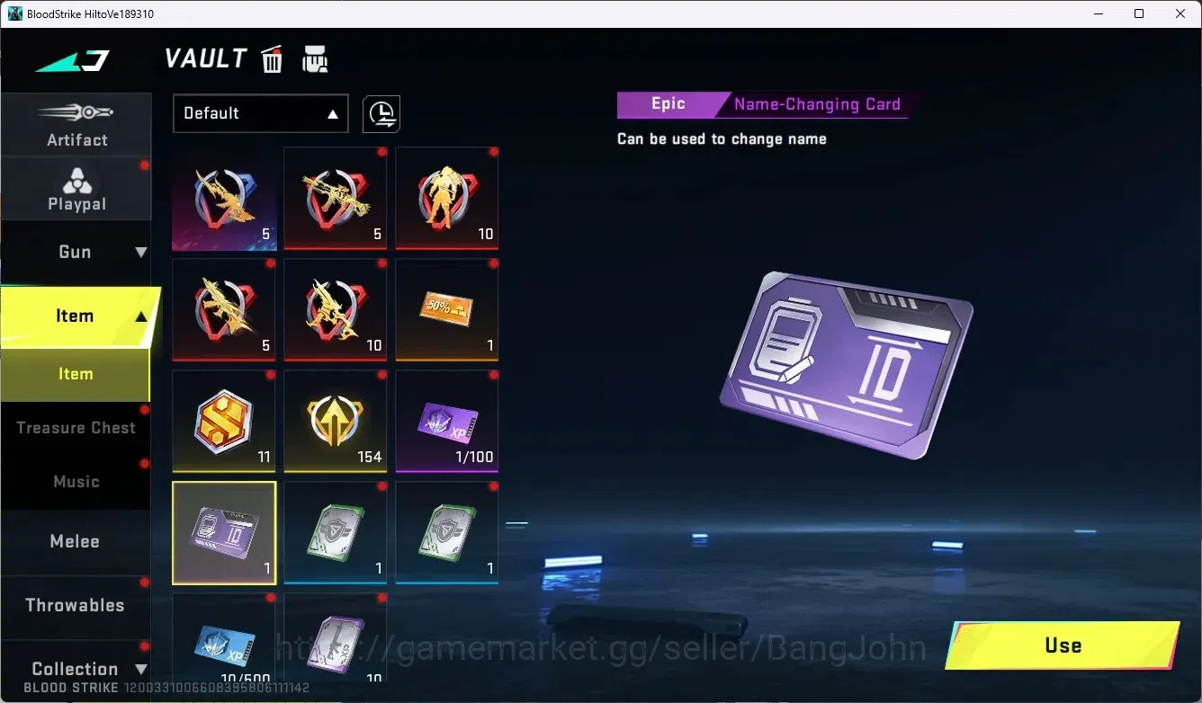 Blood Strike Accounts ASIA|Collab Gun MCX - EVA-00|7 Legendary Gun|1 Nam image 10