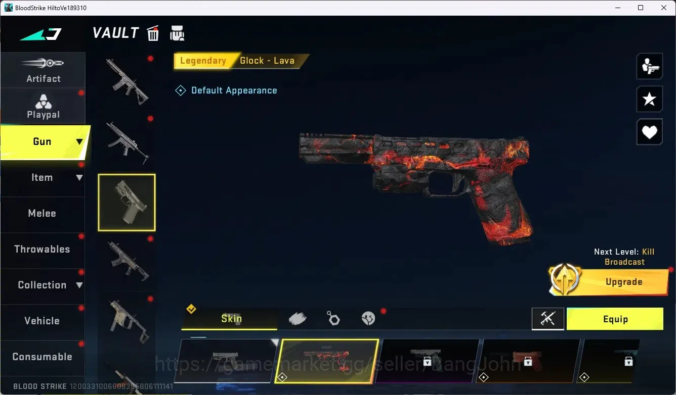Blood Strike Accounts ASIA|Collab Gun MCX - EVA-00|7 Legendary Gun|1 Nam image 2