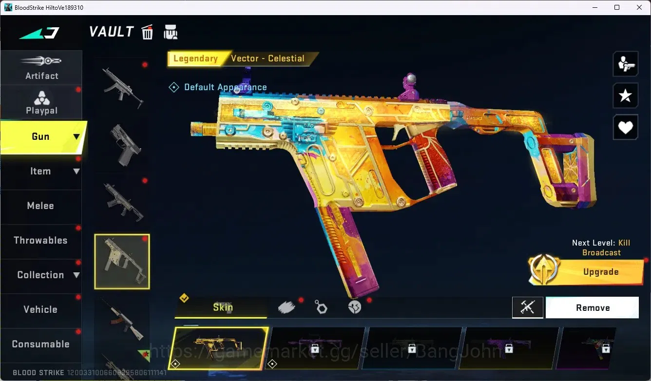 Blood Strike Accounts ASIA|Collab Gun MCX - EVA-00|7 Legendary Gun|1 Nam image 3