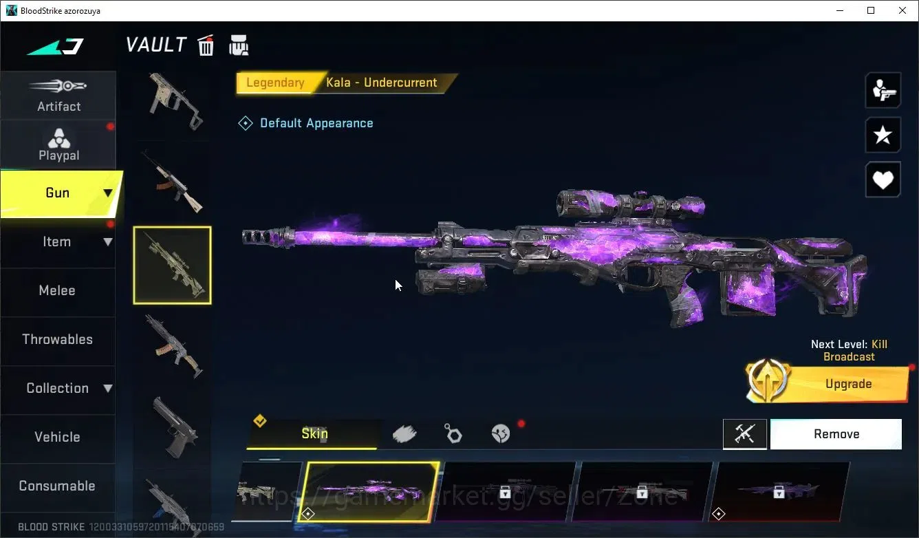Blood Strike Accounts Asia|1 Eternal Gun : AUG - Empyrean|1 OPM Collab|3 image 2