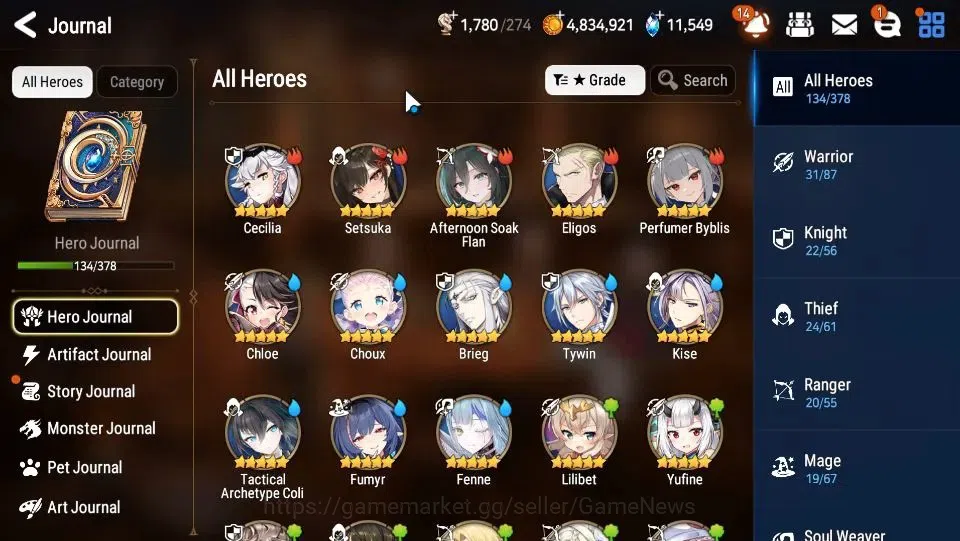 Epic Seven Accounts GLOBAL|UnVerif|6 ML(LOTScales,BArunka,NM Luna,TA C image 5