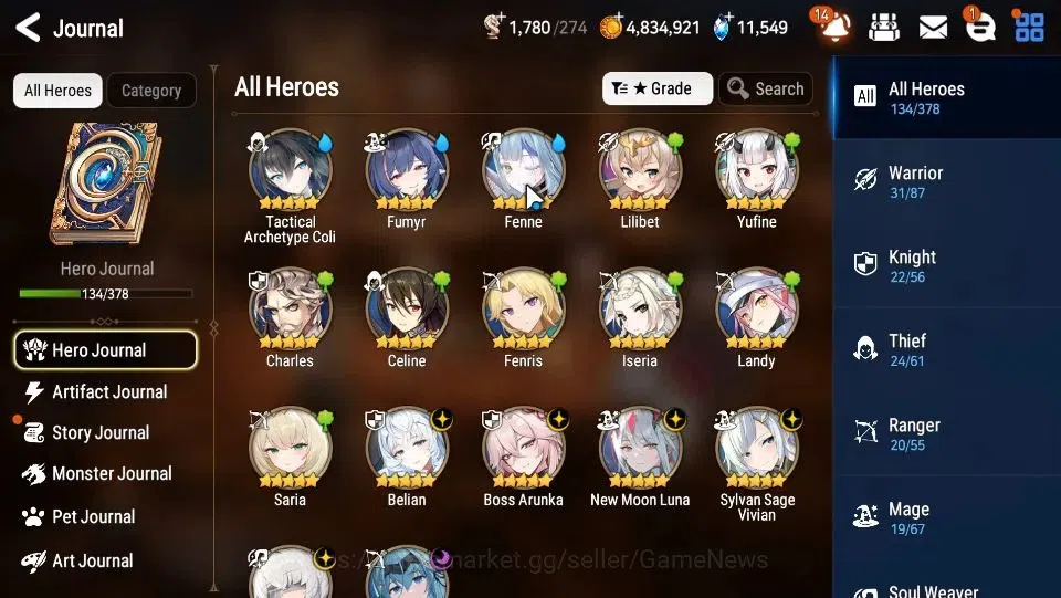 Epic Seven Accounts GLOBAL|UnVerif|6 ML(LOTScales,BArunka,NM Luna,TA C image 6