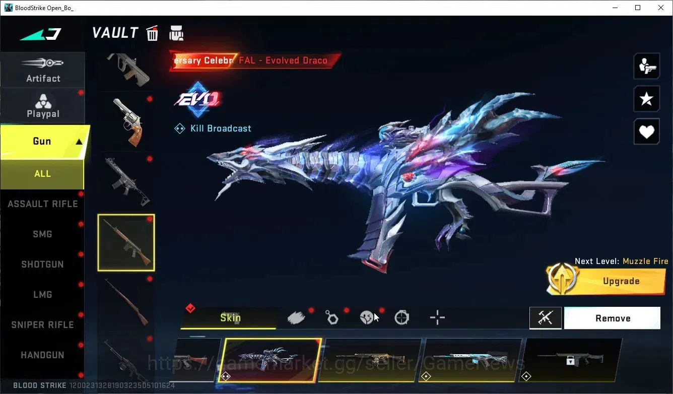Blood Strike Accounts ASIA|ETERNAL P90-Empyrean,M1887+MELE BFKnife|7 ULT image 13