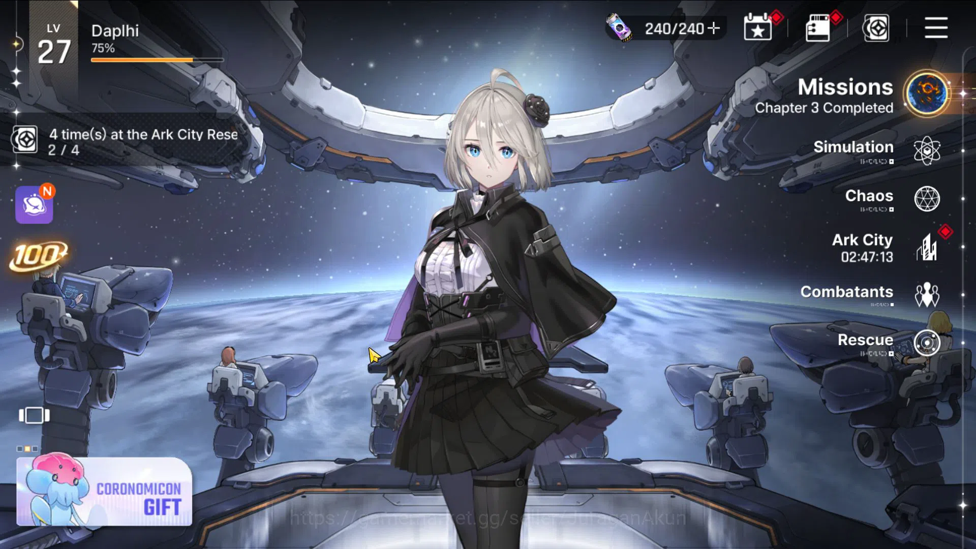 Chaos Zero Nightmare Accounts GLOBAL Lv27|4 SSR[Narja+Sign,Rin,Magna,Luke]9SR(ReiM4,AmirM1,Mika M2)|4,2K Crystal,12