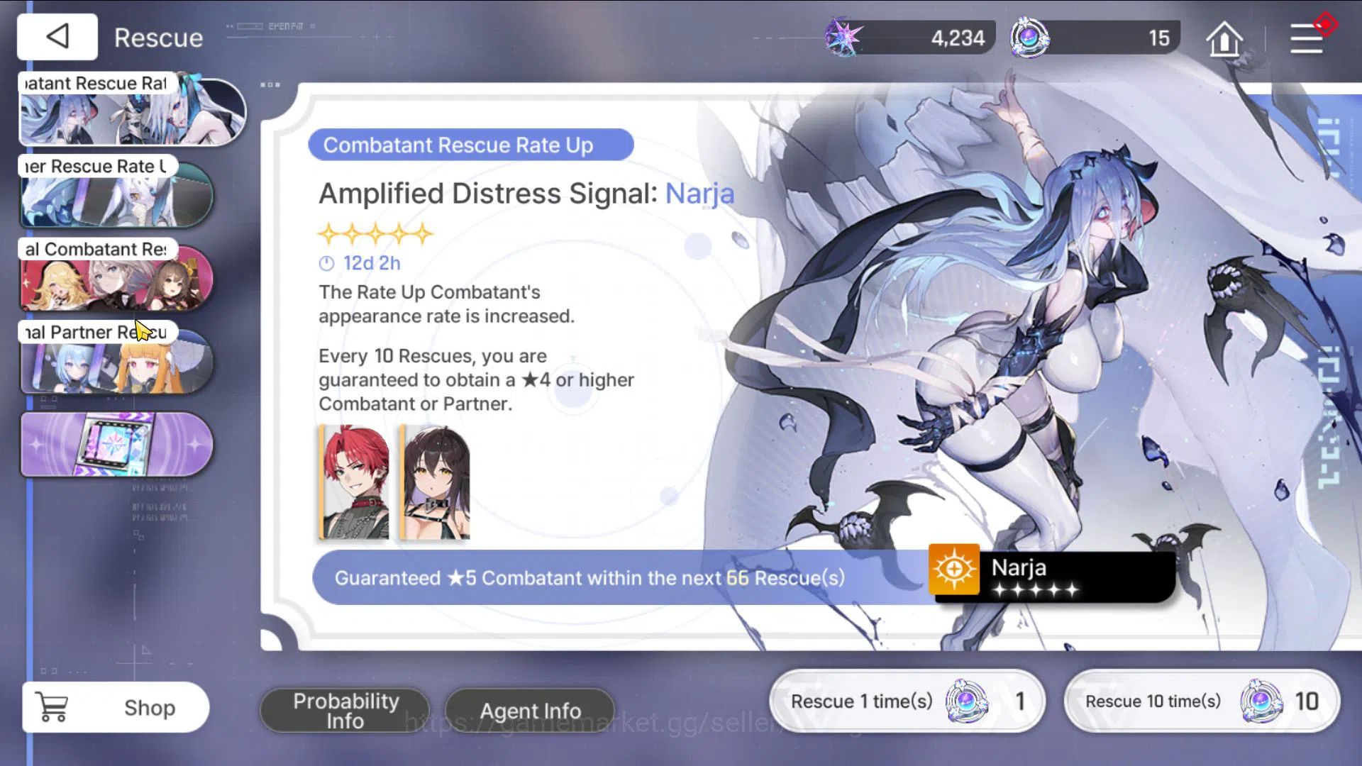 Chaos Zero Nightmare Accounts GLOBAL Lv27|4 SSR[Narja+Sign,Rin,Magna,Luke]9SR(ReiM4,AmirM1,Mika M2)|4,2K Crystal,12 3