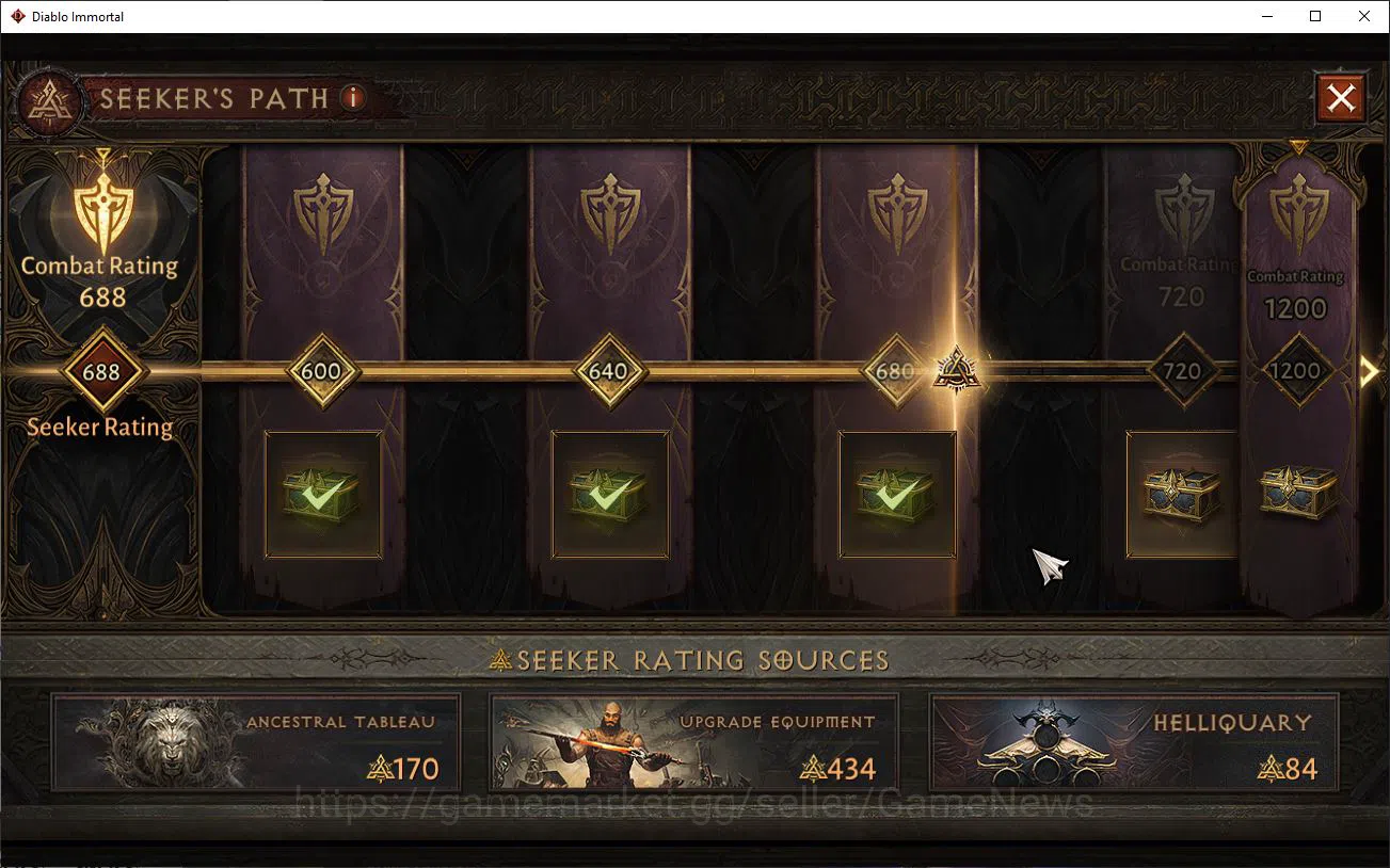 Diablo Immortal Accounts Mid-Tier SEA-Verathiel|Lv60 (555)|Druid|33K CR|Reso 420|Paragon Maledictor|Inverno I|Hellquary Lv 10