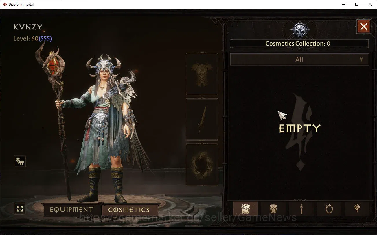 Diablo Immortal Accounts Mid-Tier SEA-Verathiel|Lv60 (555)|Druid|33K CR|Reso 420|Paragon Maledictor|Inverno I|Hellquary Lv 14