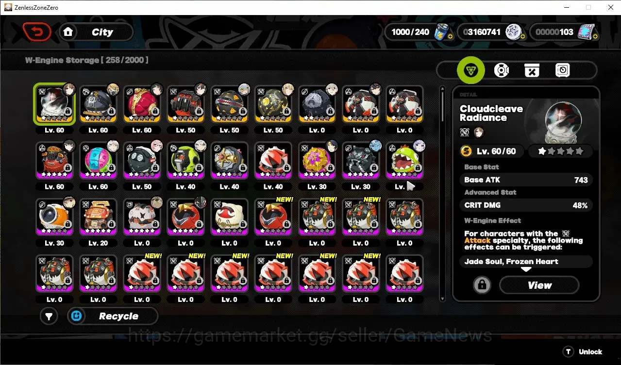 Zenless Zone Zero Accounts ASIA IK 58|Free (GI Asia+HSR Asia+Honkai Sea)|12 L image 9