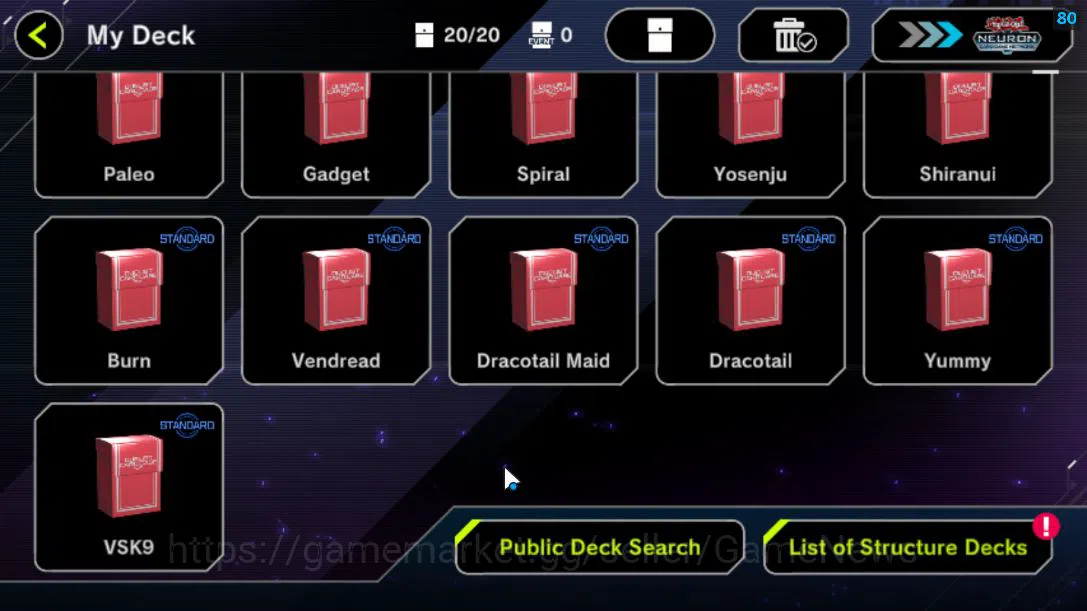 Yu-Gi-Oh! Master Duel Accounts Lv 18 | 20 Deck |VS K9, Dracotail Maid,Yummy,Malis image 3