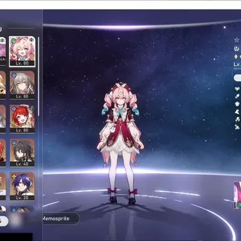 Honkai Star Rail Accounts Others ASIA|TL70|16 Lim|PremTeam Castorice+All LC|5Gold Ticket+9kSJ|MC Female|Detail Cek