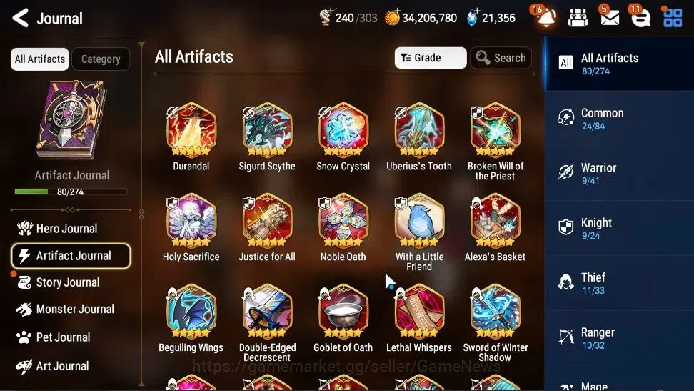 Epic Seven Accounts High-End GLOBAL UnVerif|10 ML(Rhiana&Luc,WOTM Tenebria,NM 10