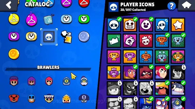 Brawl Stars Accounts 1002 Trophy|16 Brawlers 3 Max Lvl [Edgar,Carl,Shelly] Myth Fang|1 Epic Skins [Chicken Rico]|CN ON|Take 14