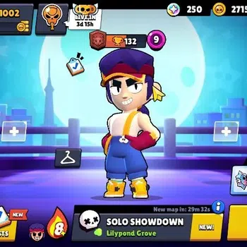 Brawl Stars Accounts 1002 Trophy|16 Brawlers 3 Max Lvl [Edgar,Carl,Shelly] Myth Fang|1 Epic Skins [Chicken Rico]|CN ON|Take