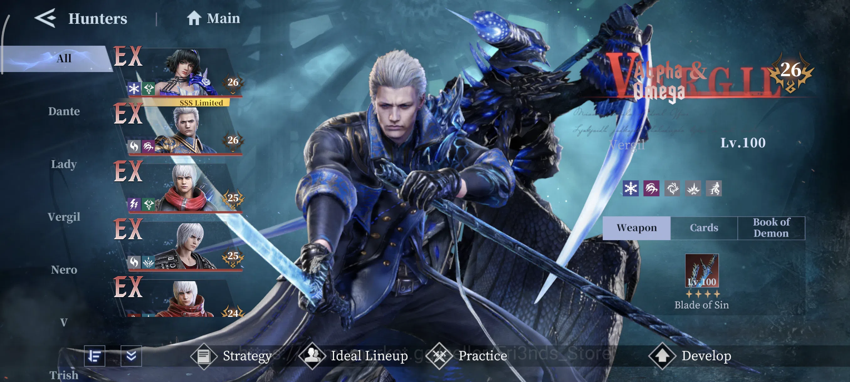 Devil May Cry: Peak of Combat Accounts DMC50 | ALL DEVICE | GLOBAL ASIA | HIGH BEAST 4 MA image 2