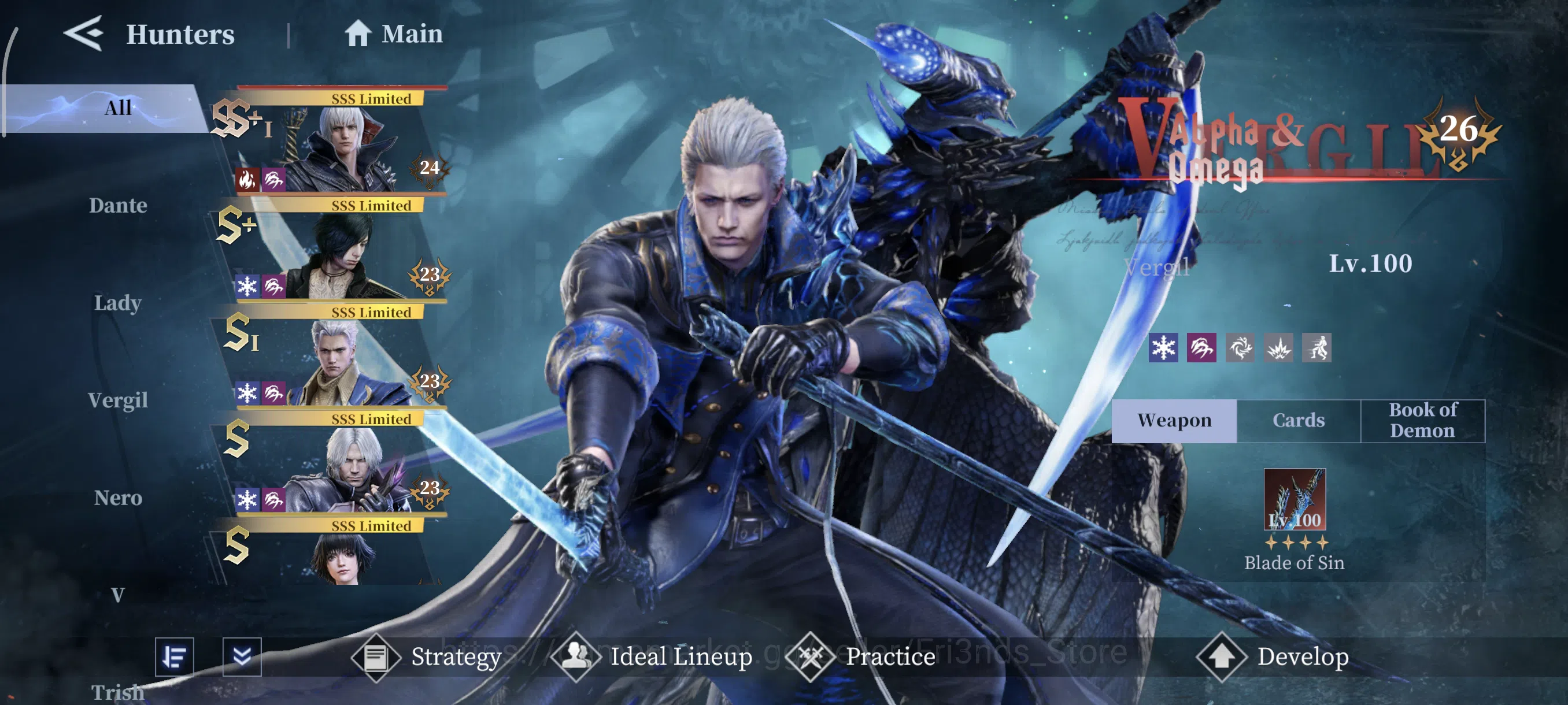 Devil May Cry: Peak of Combat Accounts DMC50 | ALL DEVICE | GLOBAL ASIA | HIGH BEAST 4 MA image 3
