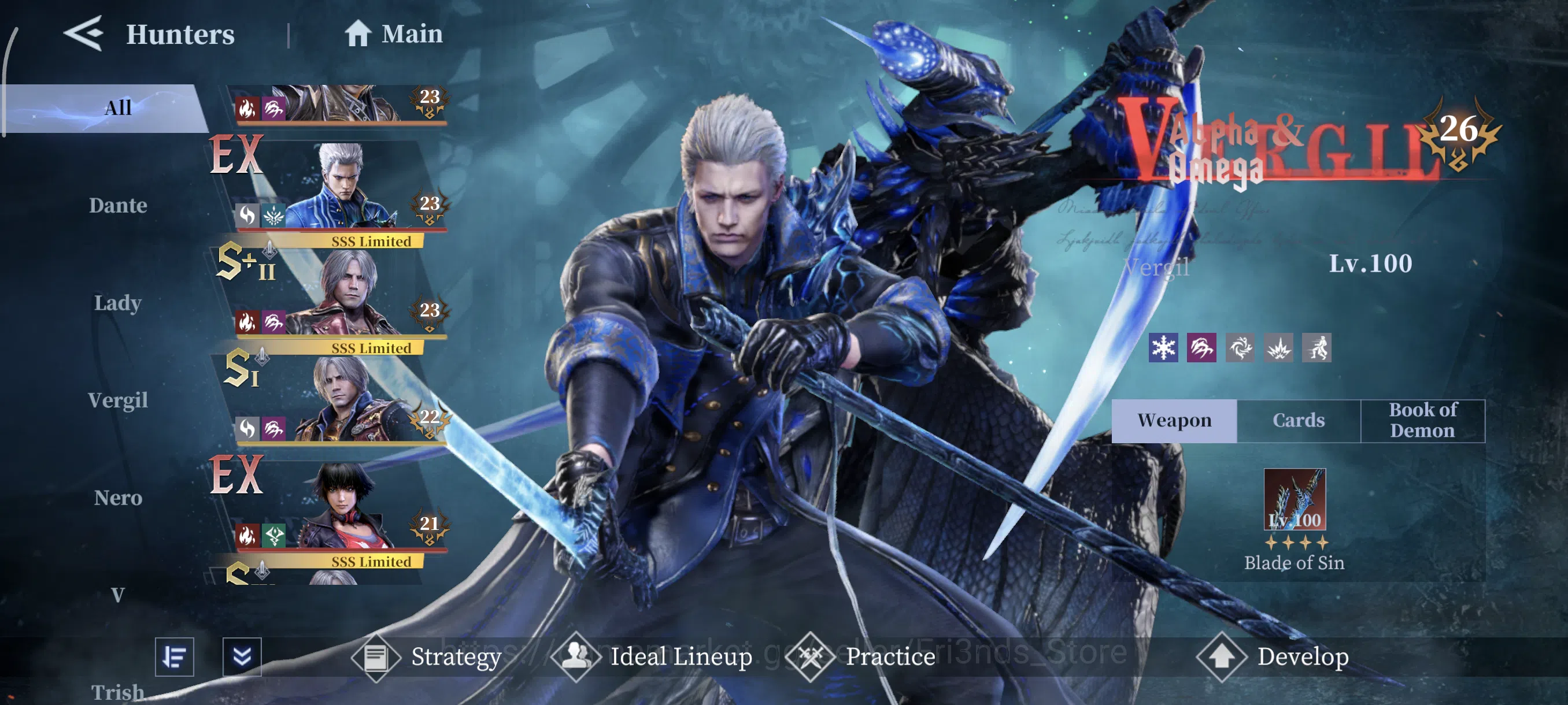 Devil May Cry: Peak of Combat Accounts DMC50 | ALL DEVICE | GLOBAL ASIA | HIGH BEAST 4 MA image 4