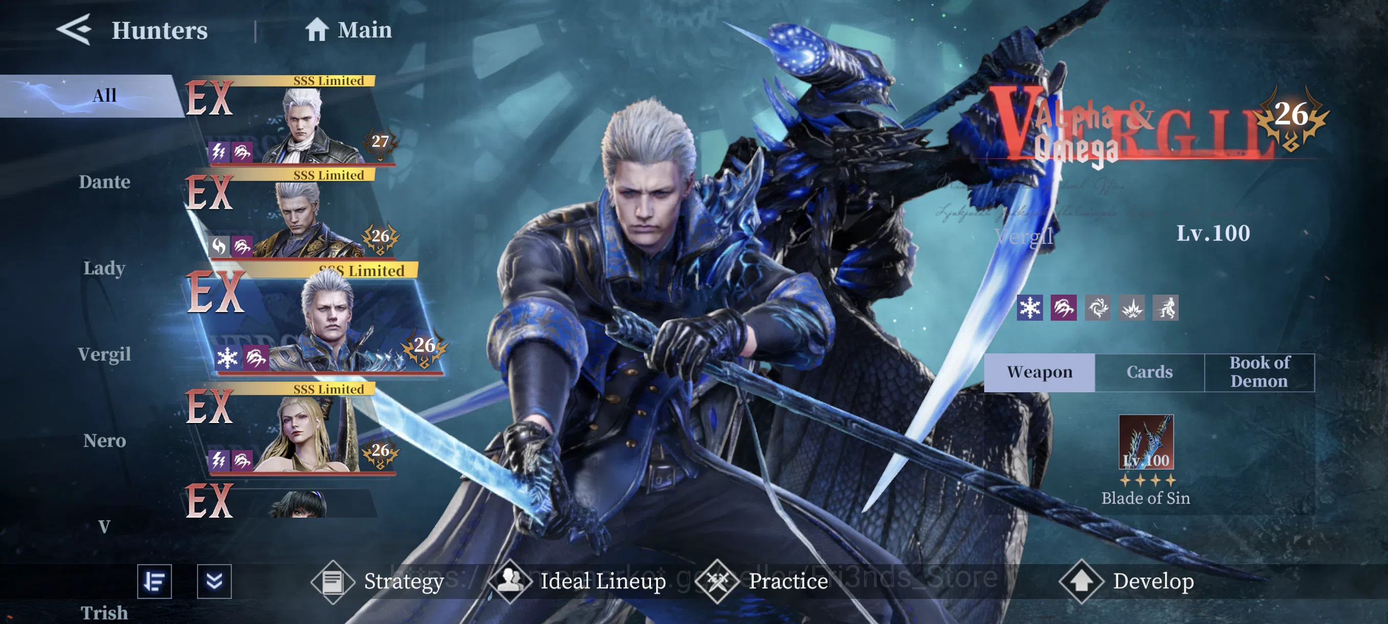 Devil May Cry: Peak of Combat Accounts DMC50 | ALL DEVICE | GLOBAL ASIA | HIGH BEAST 4 MA image 1