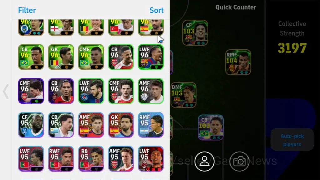eFootball Accounts Legends & Iconic Players Android |14 Epic,Cristiano Ronaldo,Cafu,steven Gerrard,Oliver Kahn|Show 3