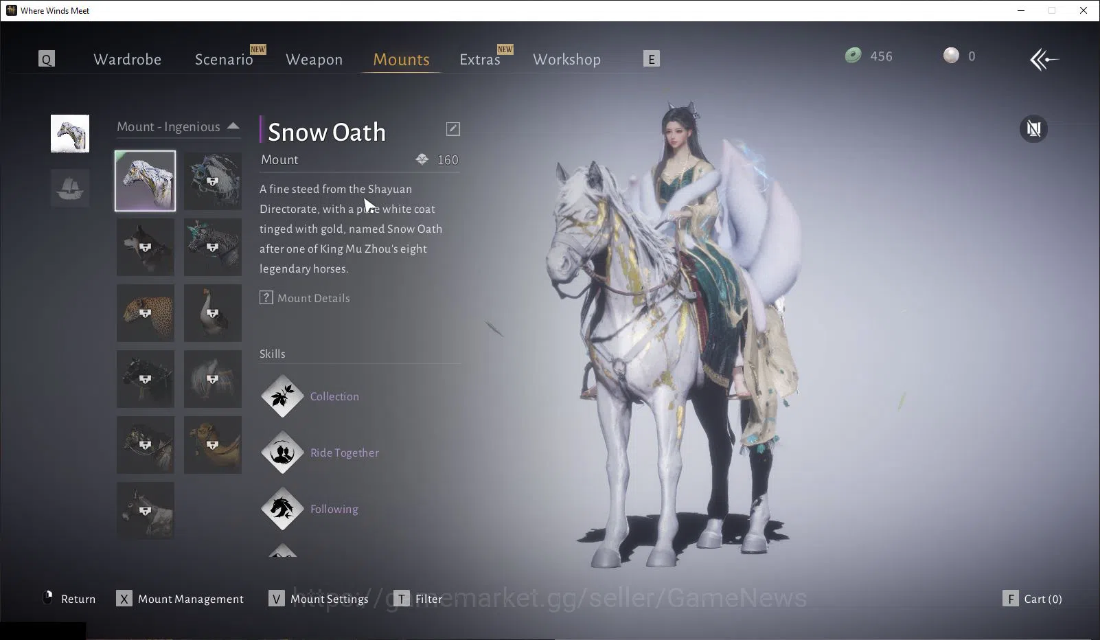 Where Winds Meet Accounts GLOBAL|Lv 82|GS 19k|Nine-Tails' Legacy|Snow Oath|E image 9
