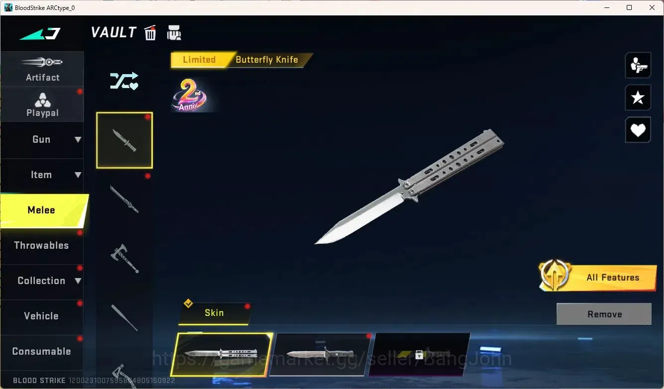 Blood Strike Accounts ASIA|COLLAB,AK47,MCX,KAR98K|ULTRAVECTOR|MORE DETAI image 10