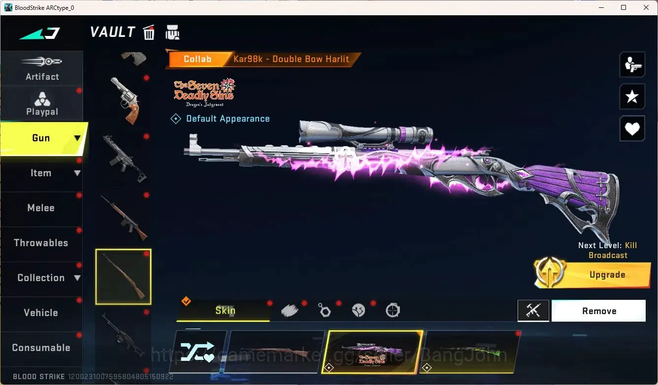 Blood Strike Accounts ASIA|COLLAB,AK47,MCX,KAR98K|ULTRAVECTOR|MORE DETAI image 6