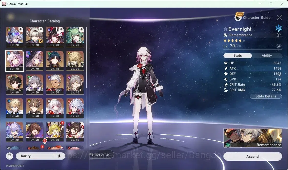 Honkai Star Rail Accounts ASIA | TL 56 | Firefly+Sign | Evernight+Sign | Sil image 15