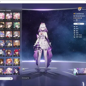 Honkai Star Rail Accounts Others Asia|TL 68|1 Team Prem|12 Limited|(Castorice,Evanescia,SW999)+Sign