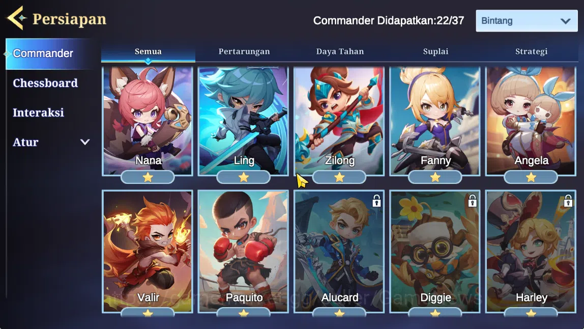 Magic Chess Go Go Accounts - High Mythic 5 22 Commander 1 M