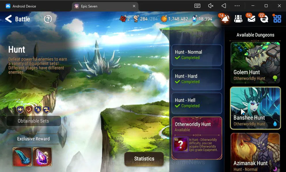 Epic Seven Accounts GLOBAL UNVERIF|4 ML(BArunka,LOT Scales,Belian,Etc) image 16