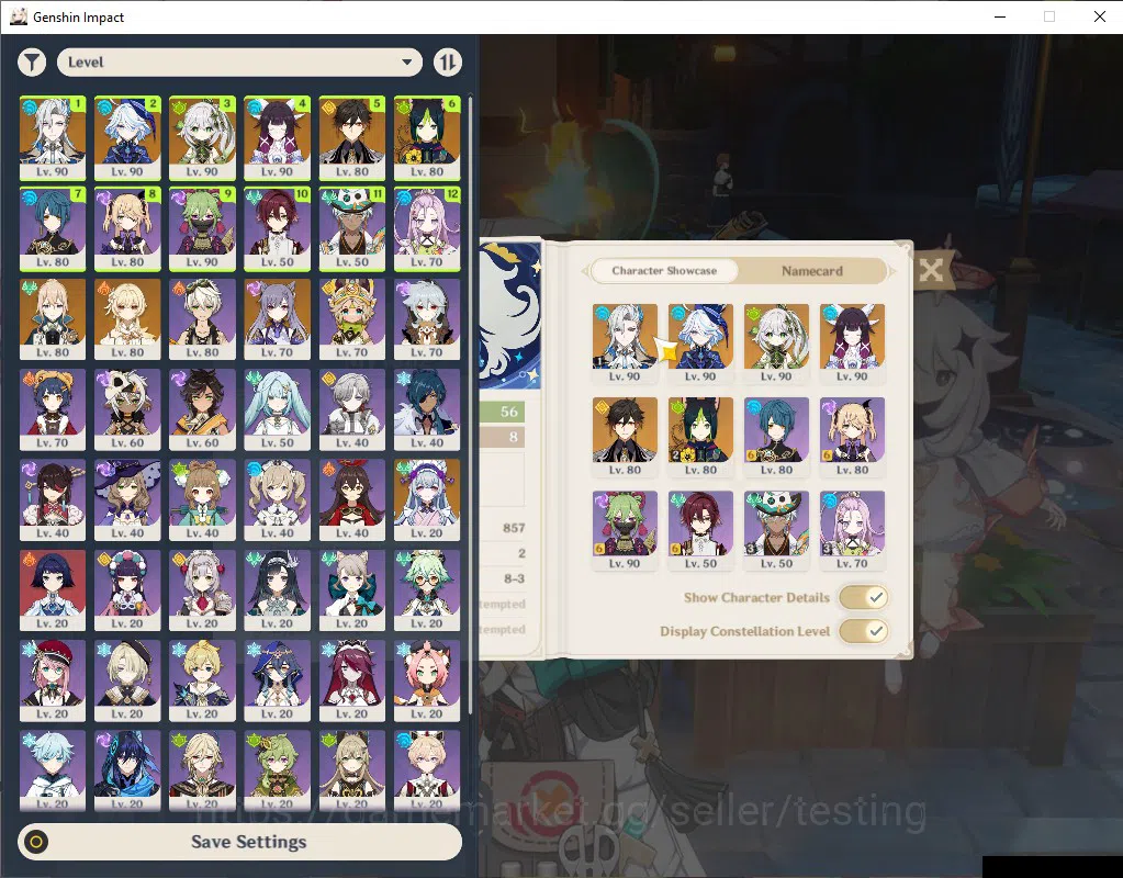 Genshin Impact Accounts Unknown|AR 56 | NeuvilletteL90+Sign | 27(*5Char)+3 image 1
