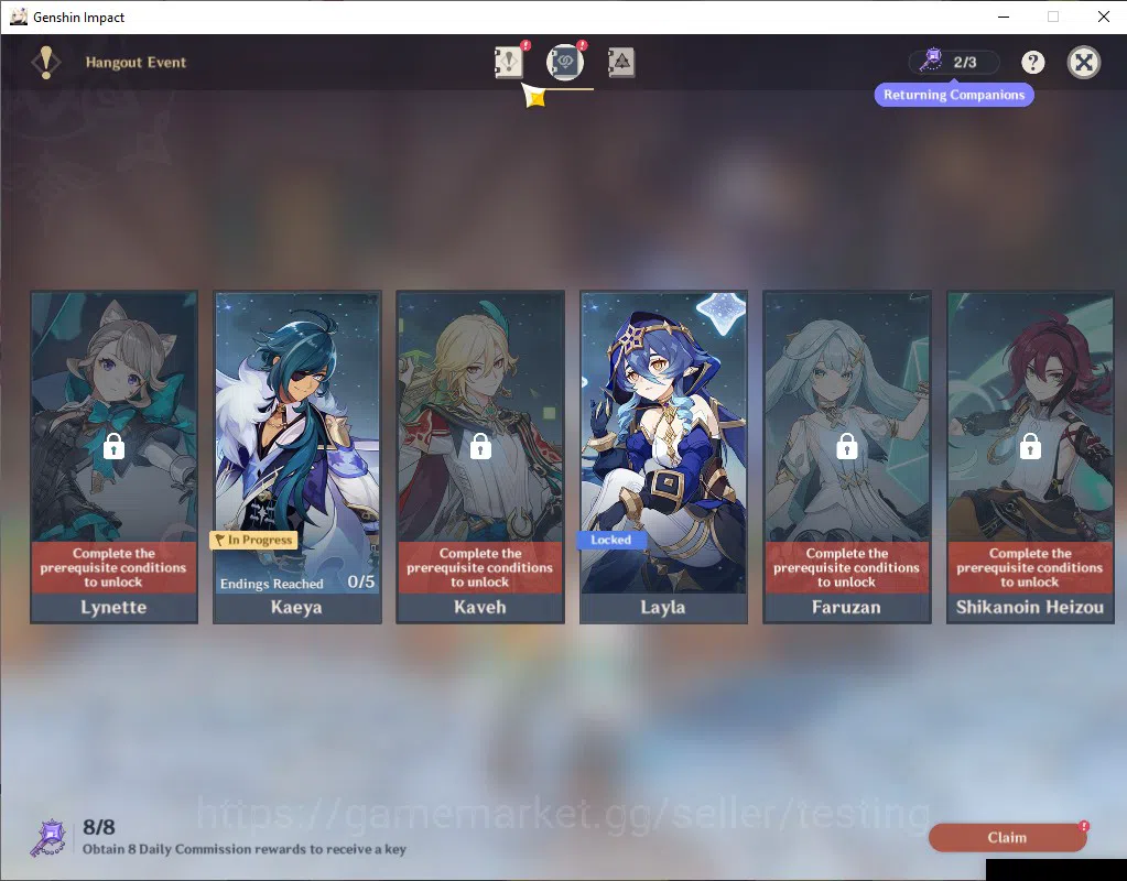 Genshin Impact Accounts Unknown|AR 56 | NeuvilletteL90+Sign | 27(*5Char)+3 image 14