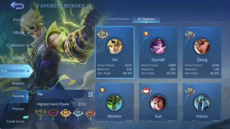 Mobile Legends: Bang Bang Accounts Global|Skin 103|Seasoned|LUCKYBOX Leomord|Sanrio F image 12