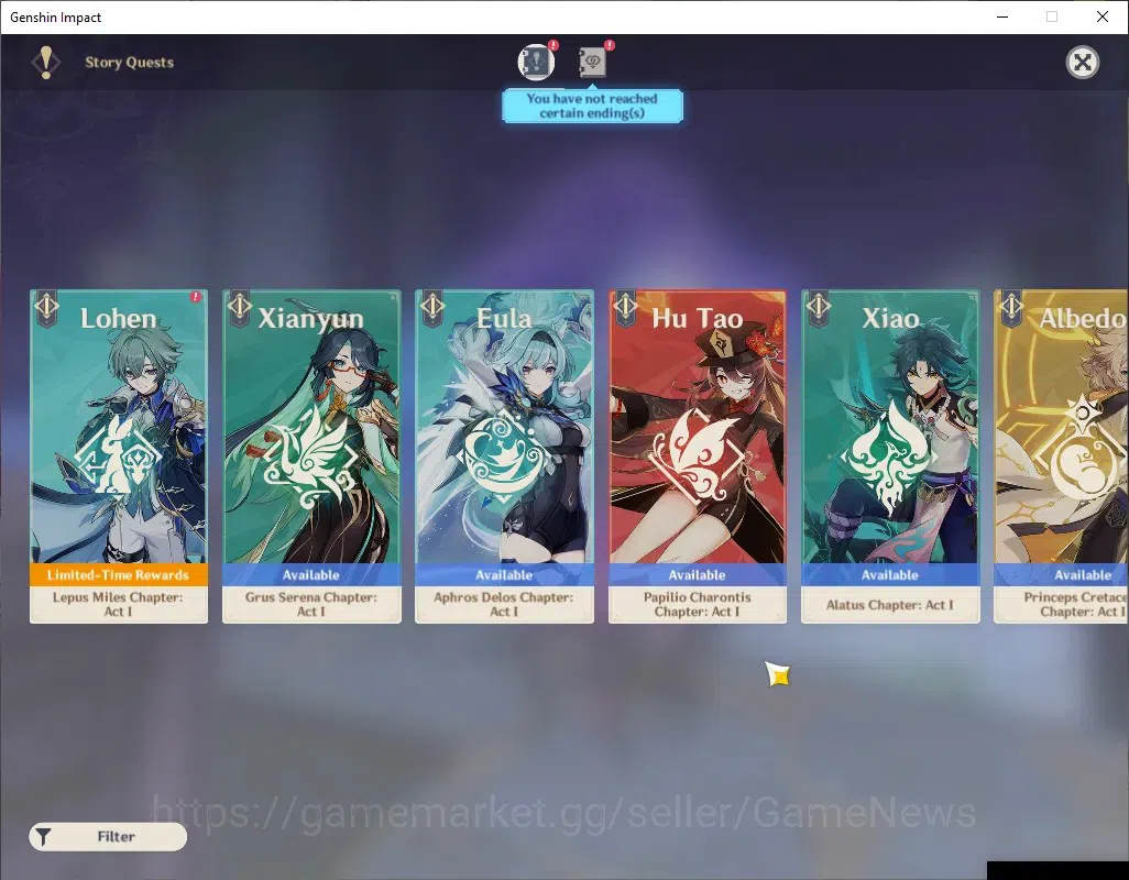 Genshin Impact Accounts ASIA|AR 56|3 Limited + 1 (*5Weapon)|Linnea,Escoffi image 15