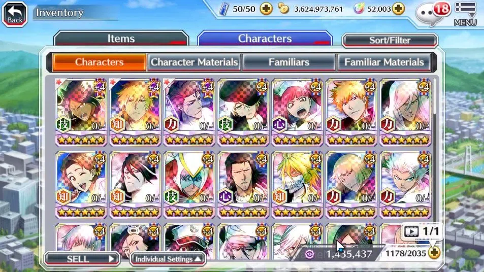 Bleach: Brave Souls Accounts [GLOBAL]52K Orbs|Lv200[10th Aniv Ichigo,TYBW25 Yor image 11