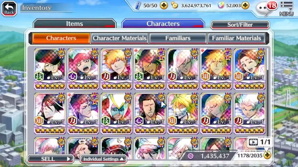 Bleach: Brave Souls Accounts [GLOBAL]52K Orbs|Lv200[10th Aniv Ichigo,TYBW25 Yor image 12