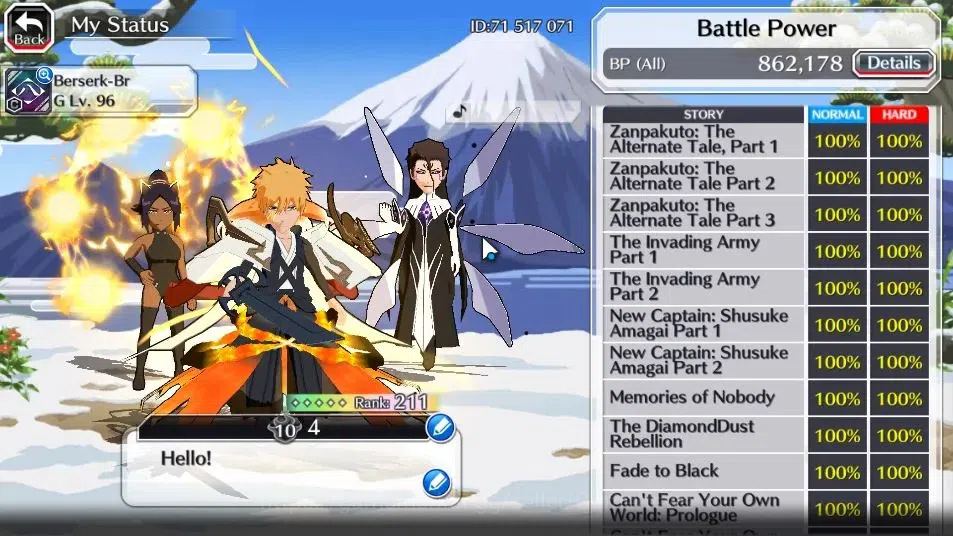 Bleach: Brave Souls Accounts [GLOBAL]52K Orbs|Lv200[10th Aniv Ichigo,TYBW25 Yor image 6