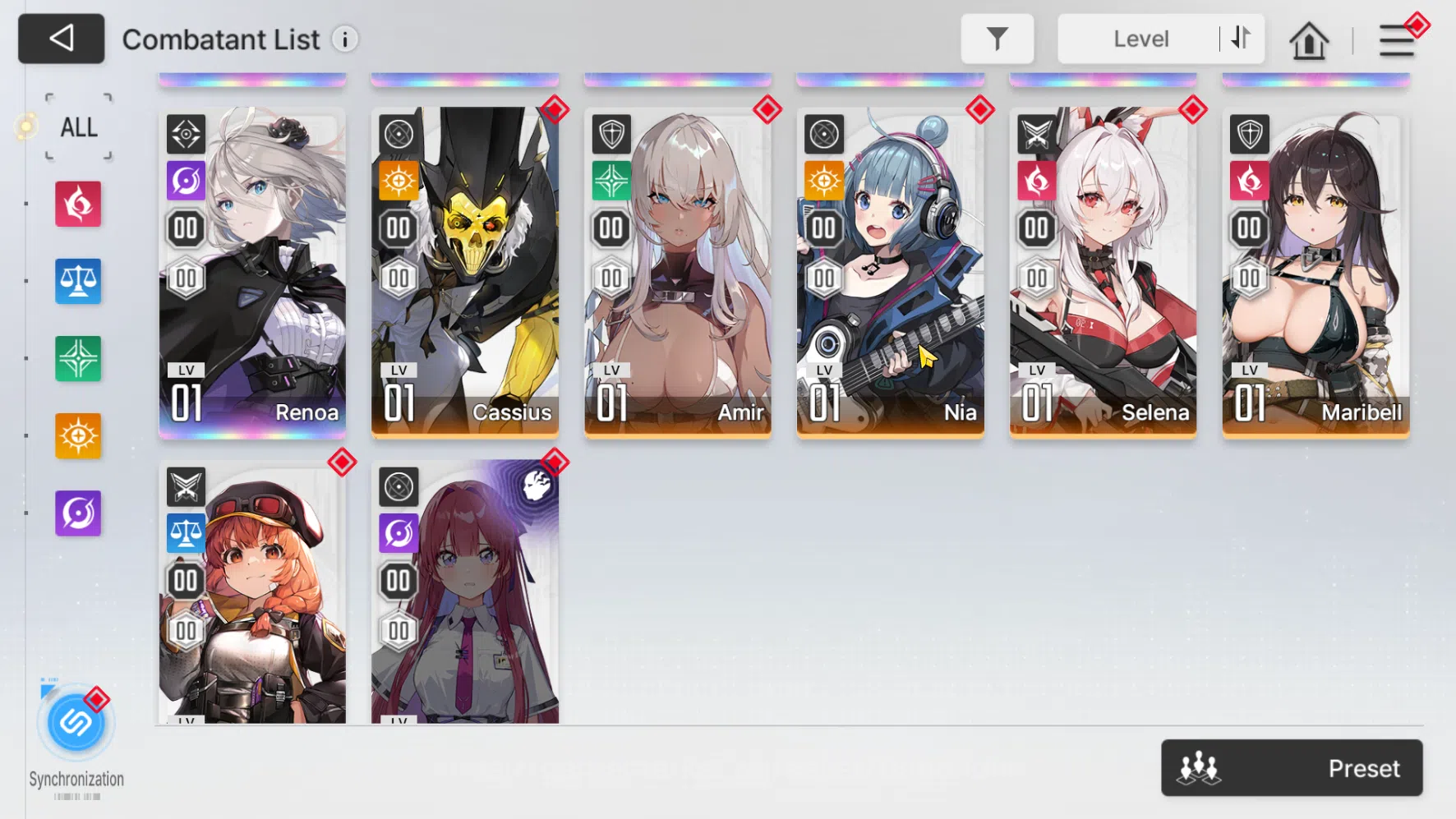 Chaos Zero Nightmare Accounts "GLOBAL | Lv 53 | 10 Limit, Heidemarie EM 2, Diana image 7