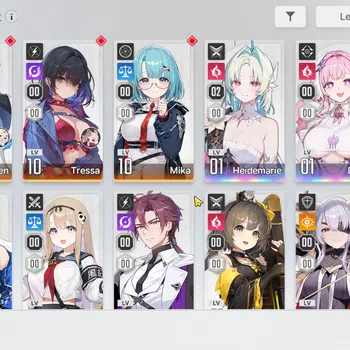 Chaos Zero Nightmare Accounts "GLOBAL | Lv 53 | 10 Limit, Heidemarie EM 2, Diana image 1