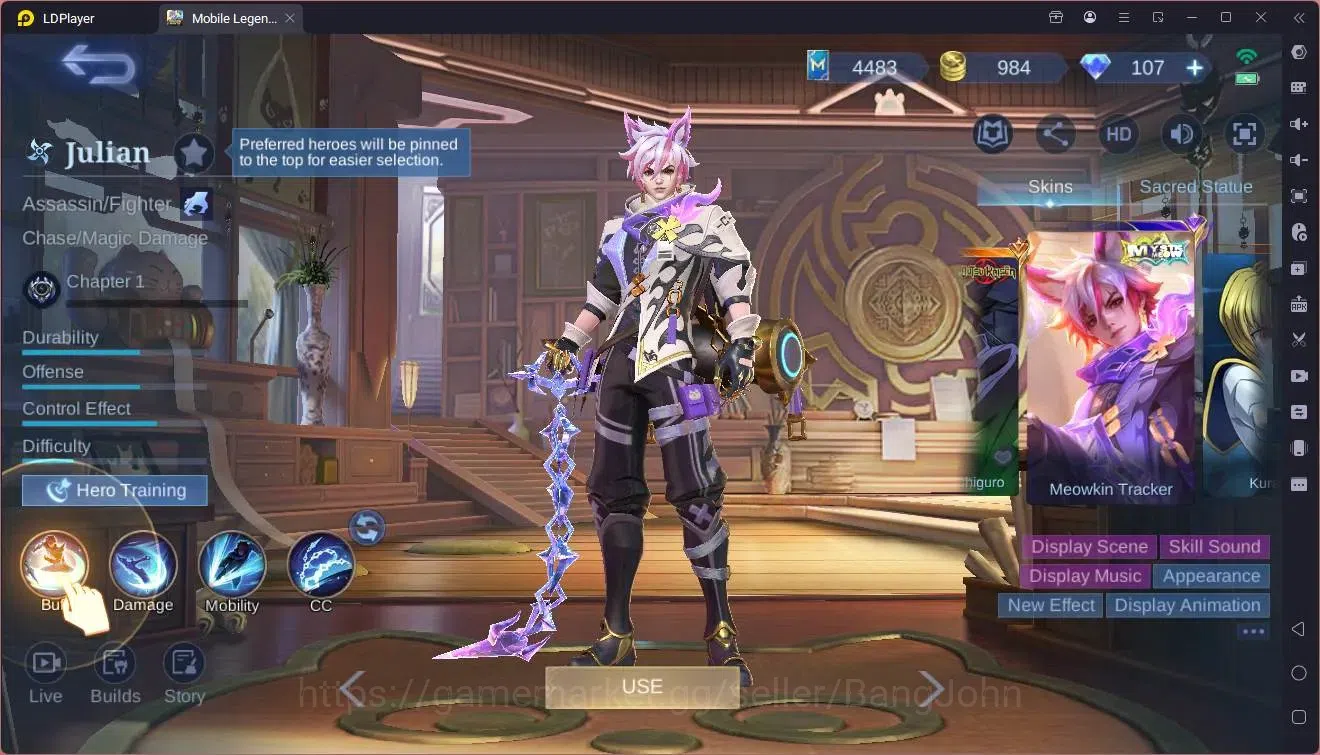 Mobile Legends: Bang Bang Accounts Global|Hero 117|Skin 217|KOF Karina|Transformers R image 4