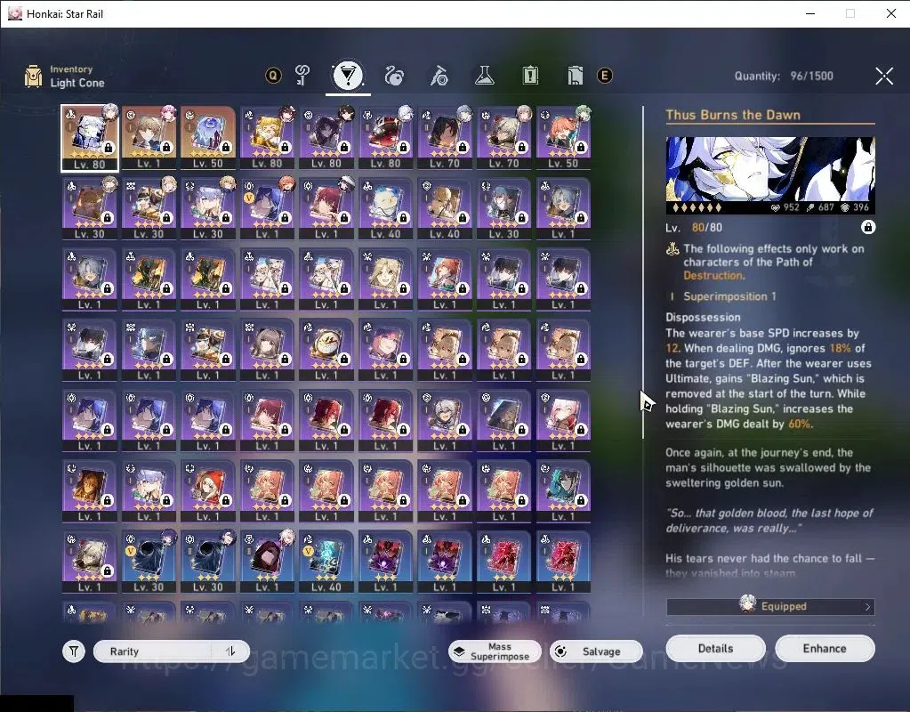 Honkai Star Rail Accounts Asia|TL 65|Elation PremTeam|9 Limited|Phainon+Sign image 5