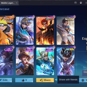 Mobile Legends: Bang Bang Accounts Collector Global|214S|Collector|Naruto Lukas,Collector Natalia,Epic Nana,Epic