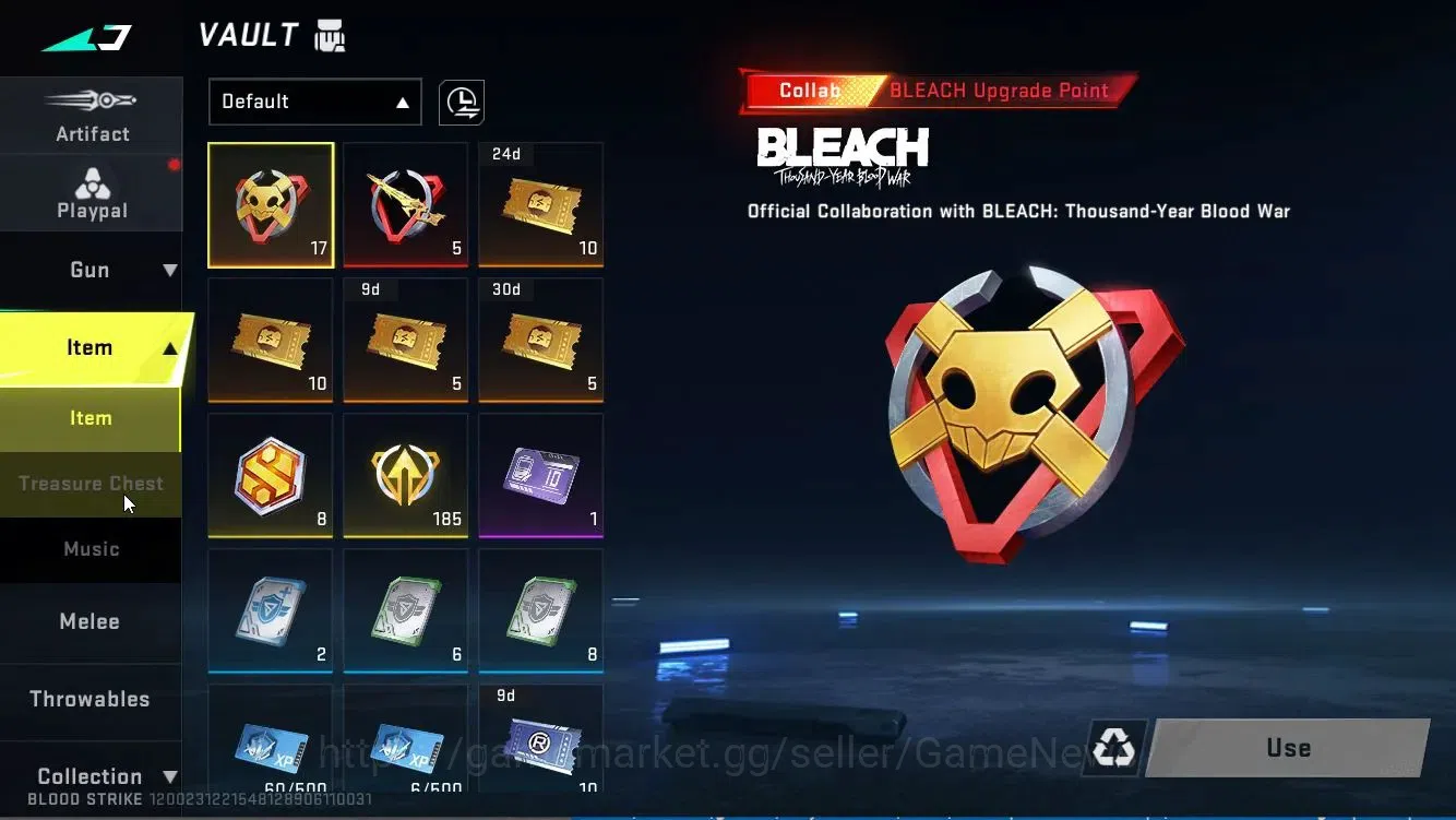 Blood Strike Accounts ASIA|Collab BLEACH[Ethan-Byakuya Kuchiki]|ULTRA [E image 10